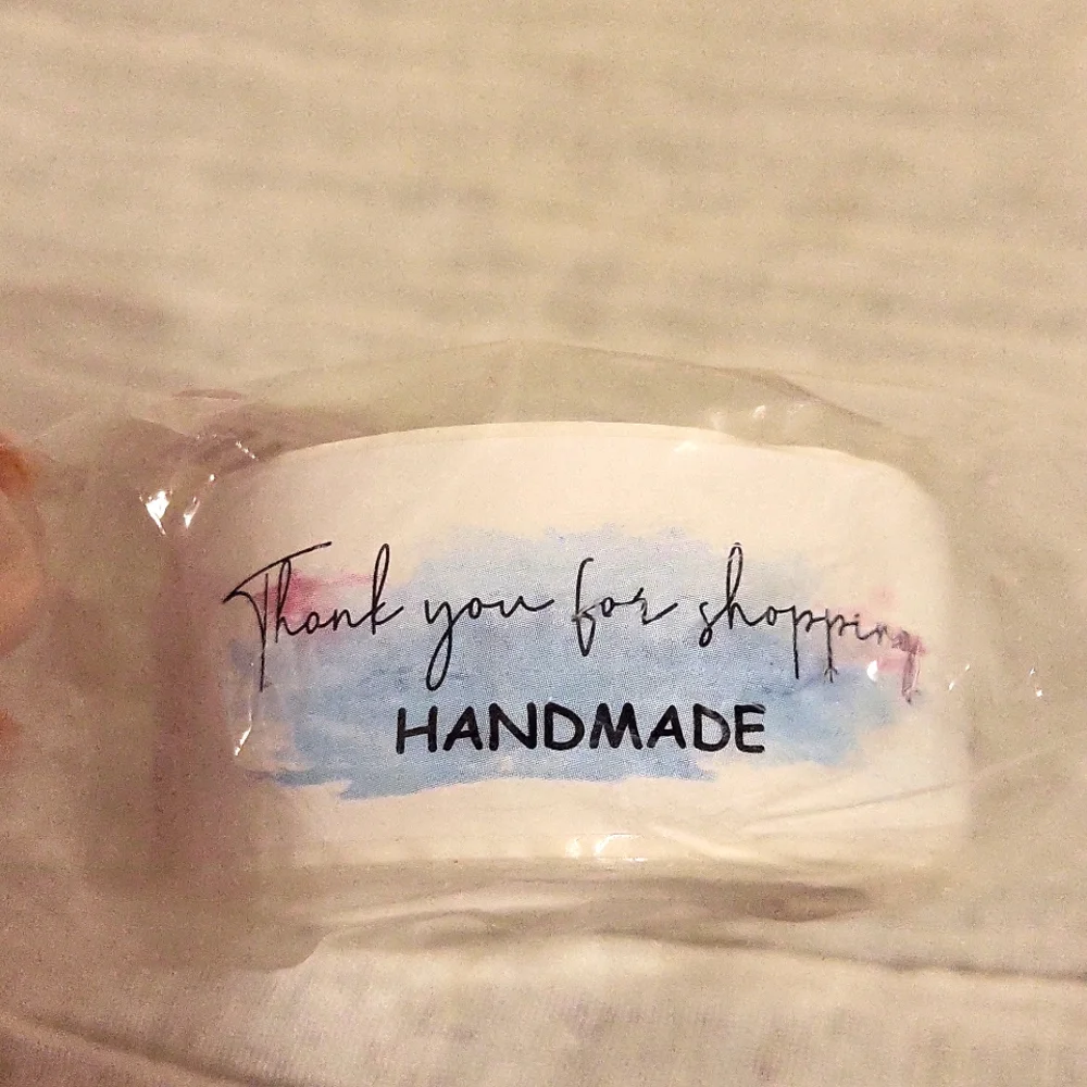 NWT Thank You stickers for hand made items